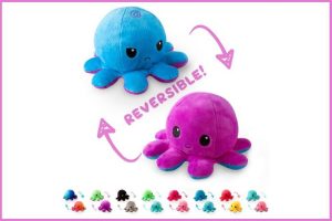 peluche poulpe reversible